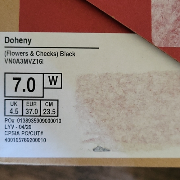 Vans Doheny Flowers and Checks - Picture 16 of 16